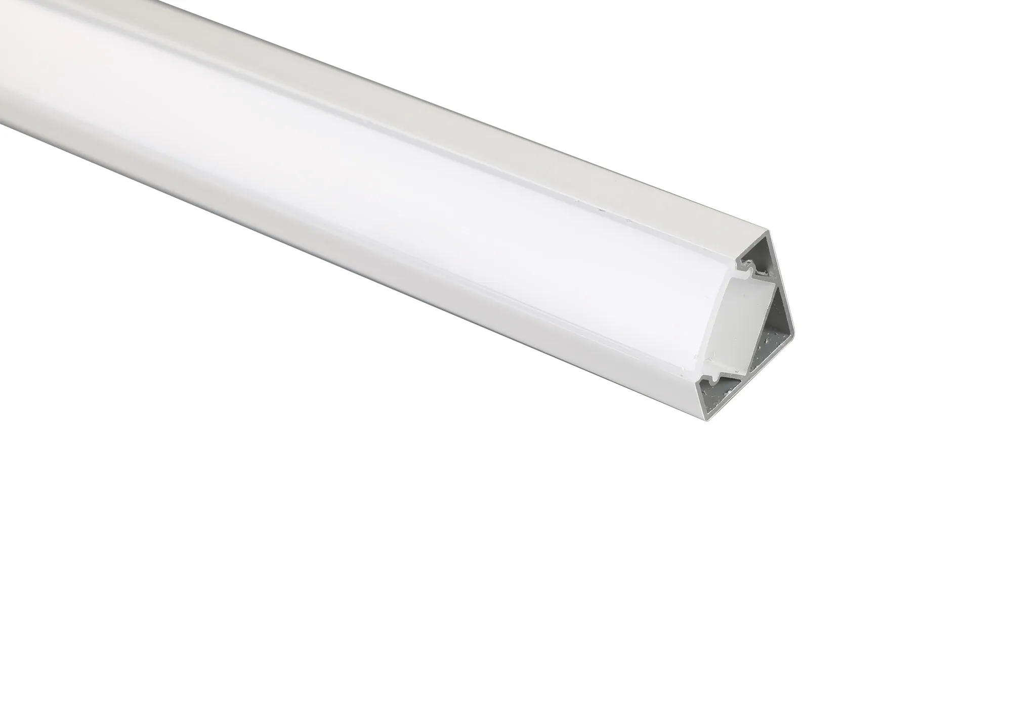Tiras 2m, 18 x 18mm White Corner Aluminium Profile With Diffuser And Accessories M7417  Mantra Fusion Tiras LED Profile